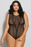 Lace Babydoll Nightwear Sleepwear Lingerie Set Plus Size M-4XL