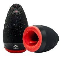 Upgraded Male Masturbation Cup Vibrating With Automatic Heating Function Otouch Waterproof Oral Masturbator Adult Toy Super Vibrator