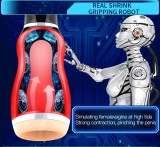 Hi-Tech Automatic Masturbator Oral Sex 4D Voice Interactive Toy For Men