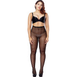 Women's Fishnet Tights Suspender Pantyhouse Stockings High Waist Sexy Net Legging For Female