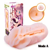 Male Silicone Masturbator 4D Realistic Masturbation Cup Lifelike Sex Toys for Men