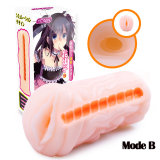 Male Silicone Masturbator 4D Realistic Masturbation Cup Lifelike Sex Toys for Men