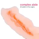 Male Silicone Masturbator 4D Realistic Masturbation Cup Lifelike Sex Toys for Men