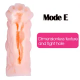 Male Silicone Masturbator 4D Realistic Masturbation Cup Lifelike Sex Toys for Men