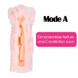 Male Silicone Masturbator 4D Realistic Masturbation Cup Lifelike Sex Toys for Men