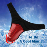 Men's 2 Colors Pack Sexy Cooling Anti-Smell Briefs Breathable Thong See Though Mesh Underwear