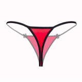 Women's 4 Colors Pack Sexy Triangle Thong Floral Lace Panties G-String Lingerie Underwear Gifts