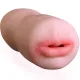 Men's Masturbator Cup Blow Job Stroker Realistic Mouth with Tongue Pocket Vagina Pussy Deep Throat Sex Toy for Male Masturbation