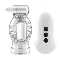 Male Penis Head Vibrator Teaser Masturbator Cup Stamina Enhanced Trainer Sex Toy For Men