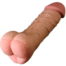 Male Masturbator Pocket Anal Masturbation Penis Sleeve for Men Soft Realistic Dildo for Women Couples