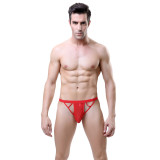 Men's Sexy Underwear Ice G-Strings Waistband Bikini Thongs Gift For Boyfriend