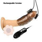Men's 12-frequency Penis Head Vibrator Wire Control Bullet Massager Long Sleeve Male Masturbation Sex toys