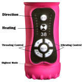 Women's Powerful Thrusting Realistic Dildo Large Heating Vibrator Silicone G-Spot Stimulator Sex Toy Gift For Girlfriend