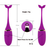 Remote Control G-Spot Vibrator Little Whale Kegel Egg Ball Wireless Sex Toy For Women