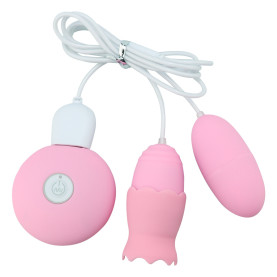 Clit Licking Tongue Powerful Egg Vibrator Rechargeable or USB Bullet Sex Toy For Women