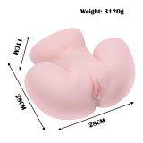 Large Pussy Ass Male Masturbator 3D Lifelike Vagina Butt Anal Stroker Love Doll Realistic Sex Toy For Men