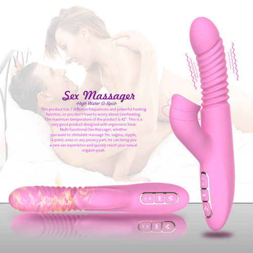 US$ 29.86 - Women's Thrusting Vibrator Automatic Licking Clitoris Heating  Dildo USB Rechargeable Waterproof Adult Sex Toy Gift For Girlfriend -  m.runsone.com