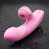 Automatic Sucking Vibrator Thrusting Heating Dildo Waterproof Sex Toy For Women