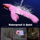 Automatic Licking Vibrator Thrusting Heating Dildo Waterproof Sex Toy For Women