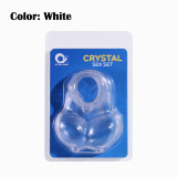 Elastic Cock Ring Testicle Cage Enhanced Erection Hardness Delay Toy for Men
