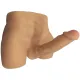 3D Realistic Huge Dildo Penis Rider Butt With Anal Tunnel Combo Masturbator Sex Toy For Women and Men