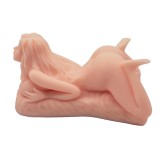 Male Masturbator Doggy Beauty 3D Lifelike Vagina Pussy Anus Love Doll Realistic Sex Toy For Men