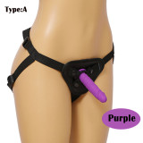 Strap on Dildo Universal Adjustable Harness Fetishwear Sex Toy for Lesbian Couples Bed Fun
