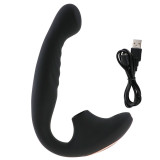 Automatic Sucking Vibrator Flexible Dildo Waterproof Rechargeable Sex Toy For Women