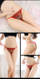Women's 4 Styles Pack Cute Lingerie Thong Underwear Gift For Girlfriend