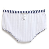 TAD Vertical Navy Stripes Blue and White Sunga Swimwear