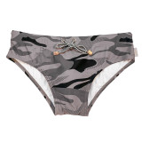 TAD Dark Army Gray Swim Briefs Swimwear