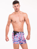 TAD Army Pink and Blue Racing Performance Thirt Cut Swimwear