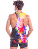 TAD Color bomb Open Tank Top Party Club Gay
