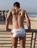 TAD Love is Love Colors Pride Swim Briefs Swimwear Gay