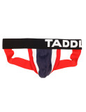 TAD Hardcore Color Flag Black Red Yellow White Sexy Jocks Underwear Jockstraps Strings Backless