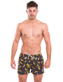 TAD Banana Black Yellow Beachwear Shorts Swimwear