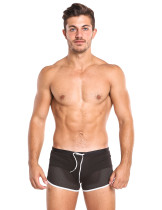 TAD Smooth Black Transparent Net Boxer Swimwear