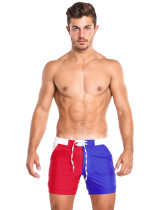 TAD Smooth Blue and Red Racing Performance Thirt Cut Swimwear