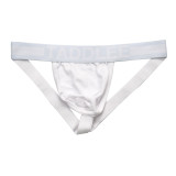 TAD Hardcore Color Solid White on White Sexy Jocks Underwear Jockstraps Strings Backless Gay