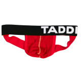 TAD Hardcore Color Red on Black Sexy Jocks Underwear Jockstraps Strings Backless Gay