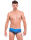 TAD Blue Grid Swim Briefs Swimwear