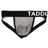 TAD Hardcore Color on Black Sexy Jocks Underwear Jockstraps Strings Backless Gay
