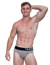 TAD Smoove Sexy Color Basic Clean Thick Waist Brief Underwear