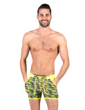 Taddlee Swimwear Men Swimsuits Swim Brief Bikini Square Cut Long Leg Boardshorts