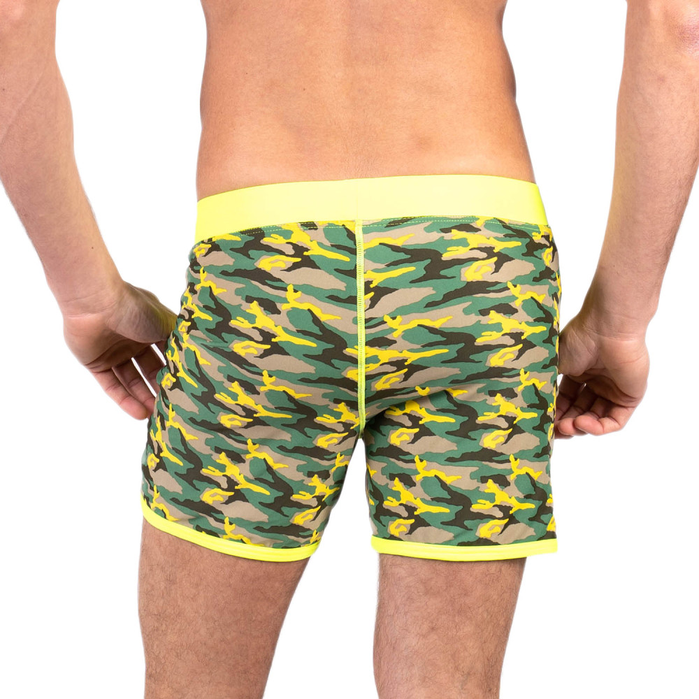 Men Swimwear Swimsuits Swimming Briefs Boxer Square Cut Trunks