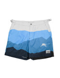TAD Blue Grid Beach Board Shorts Swimwear