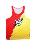 TAD VS Red and yellow Close Tank Top